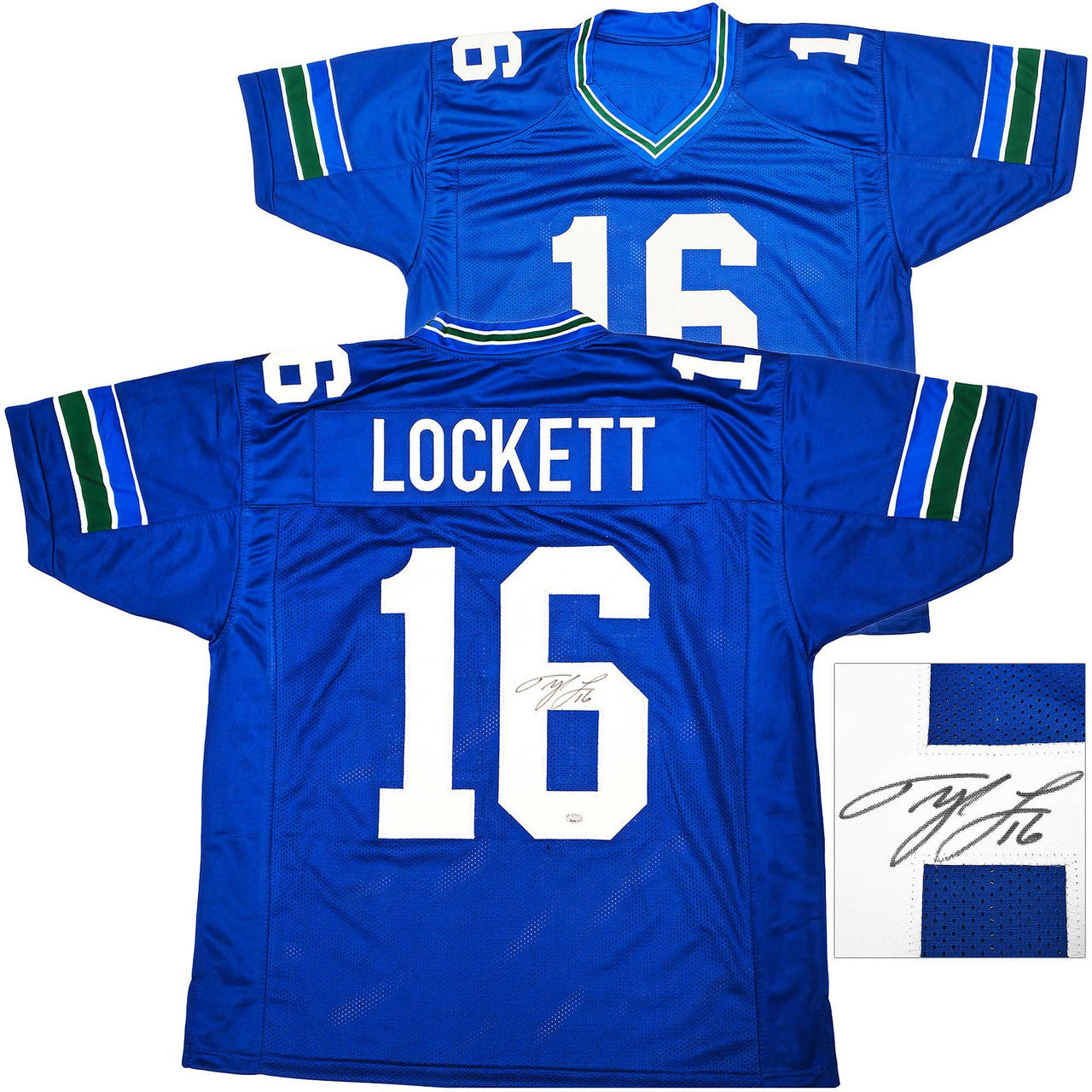 Tyler Lockett Signed Seattle Seahawks Throwback Jersey – MCS Holo