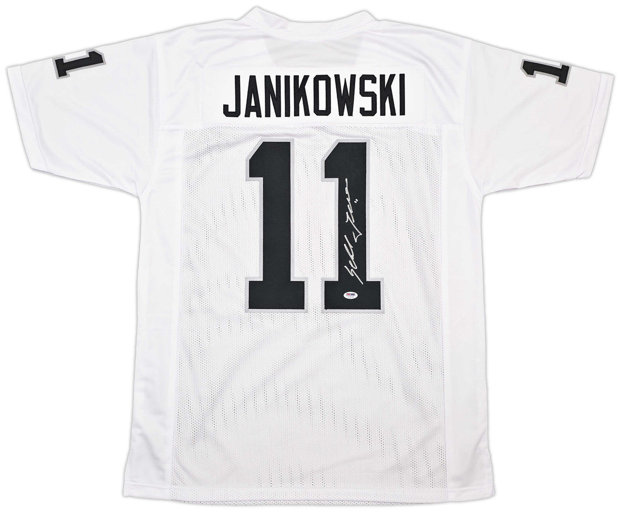 Sebastian Janikowski Autographed Oakland Raiders White Jersey – PSA/DNA COA