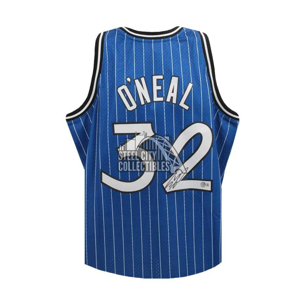 Shaquille O’Neal Signed Orlando Magic Blue XL Authentic Jersey – BAS COA