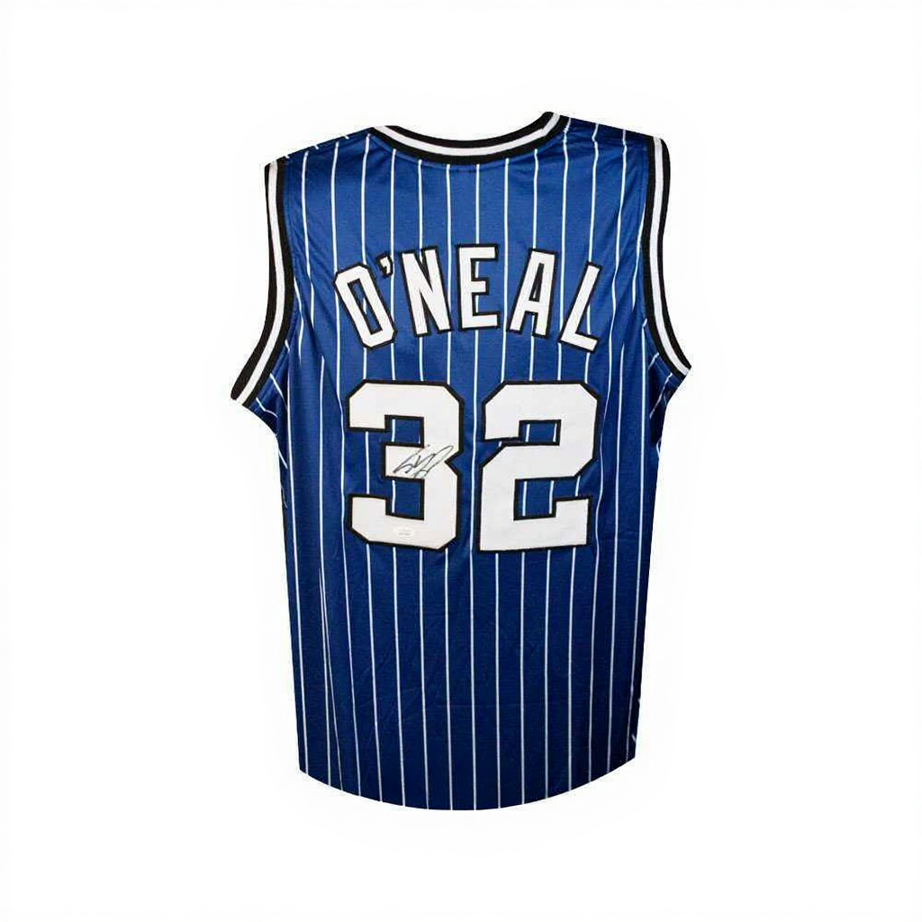 Shaquille O’Neal Signed Orlando Magic Pinstripe Custom Jersey – JSA COA