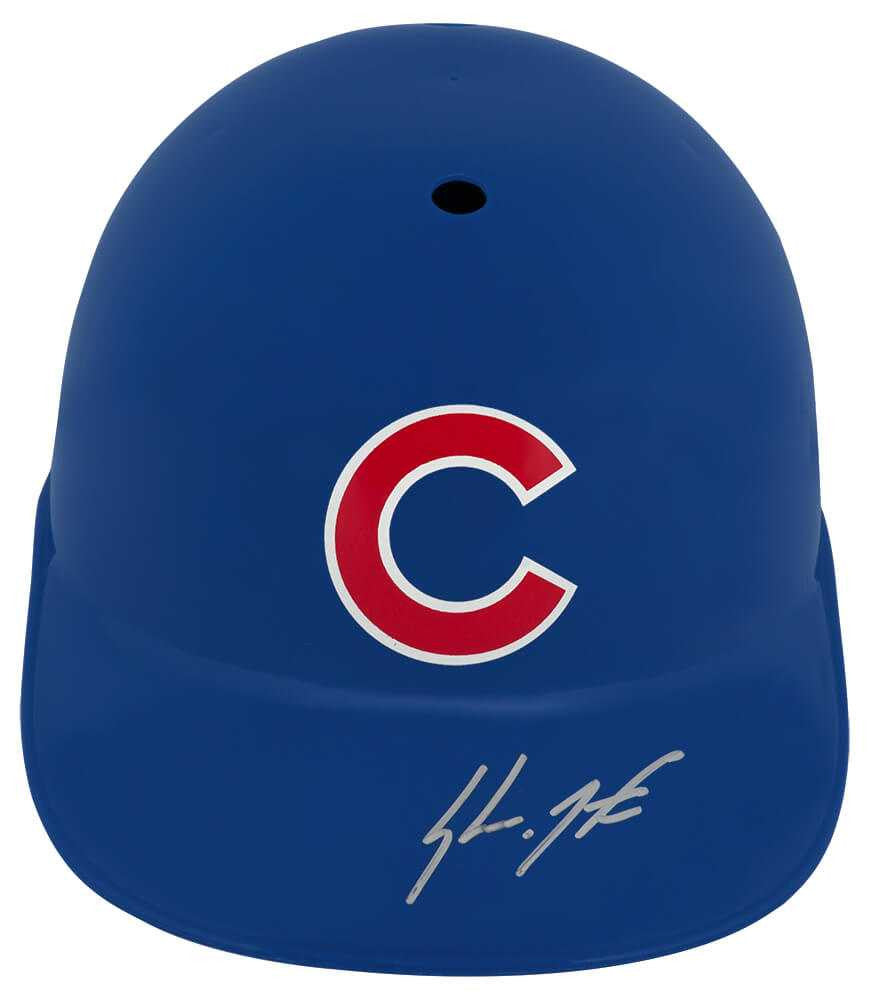 Shawon Dunston Signed Chicago Cubs Souvenir Replica Batting Helmet - Schwartz Authenticated