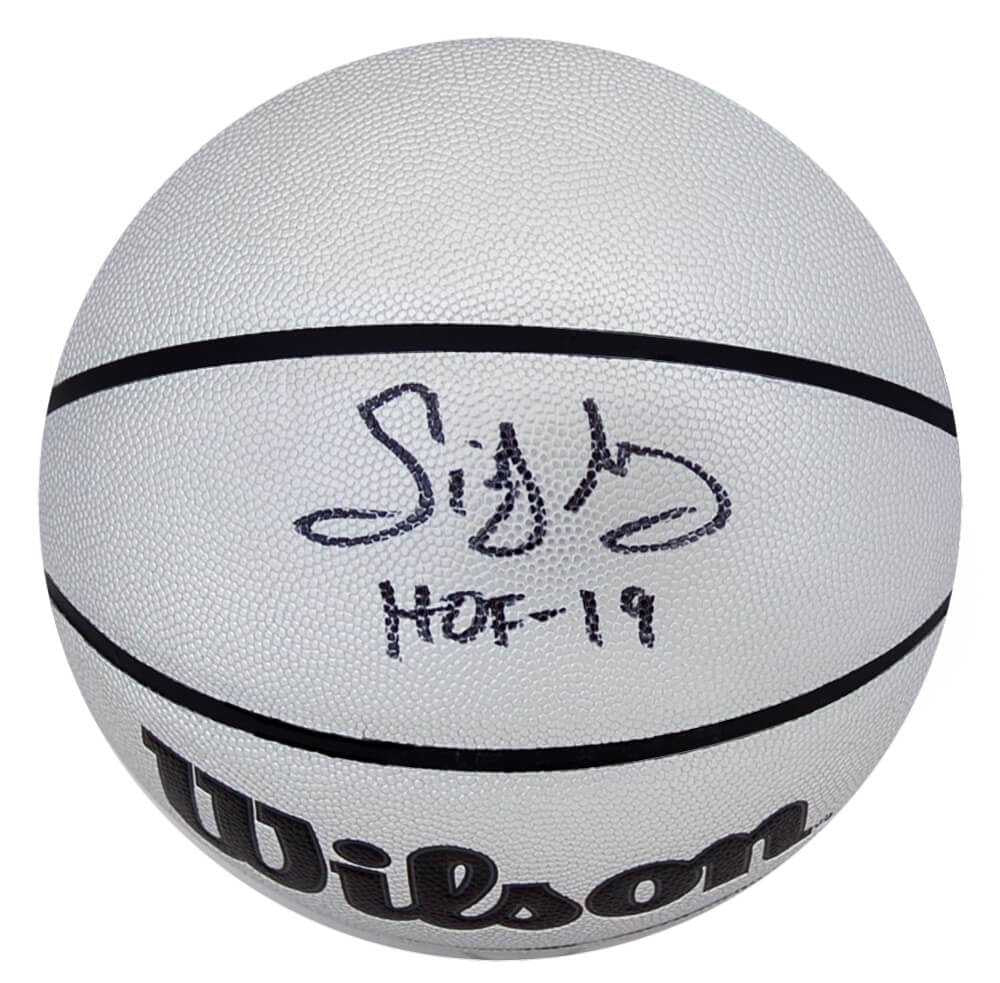 Sidney Moncrief Signed Wilson Platinum NBA Basketball w/HOF'19 - Schwartz Authenticated