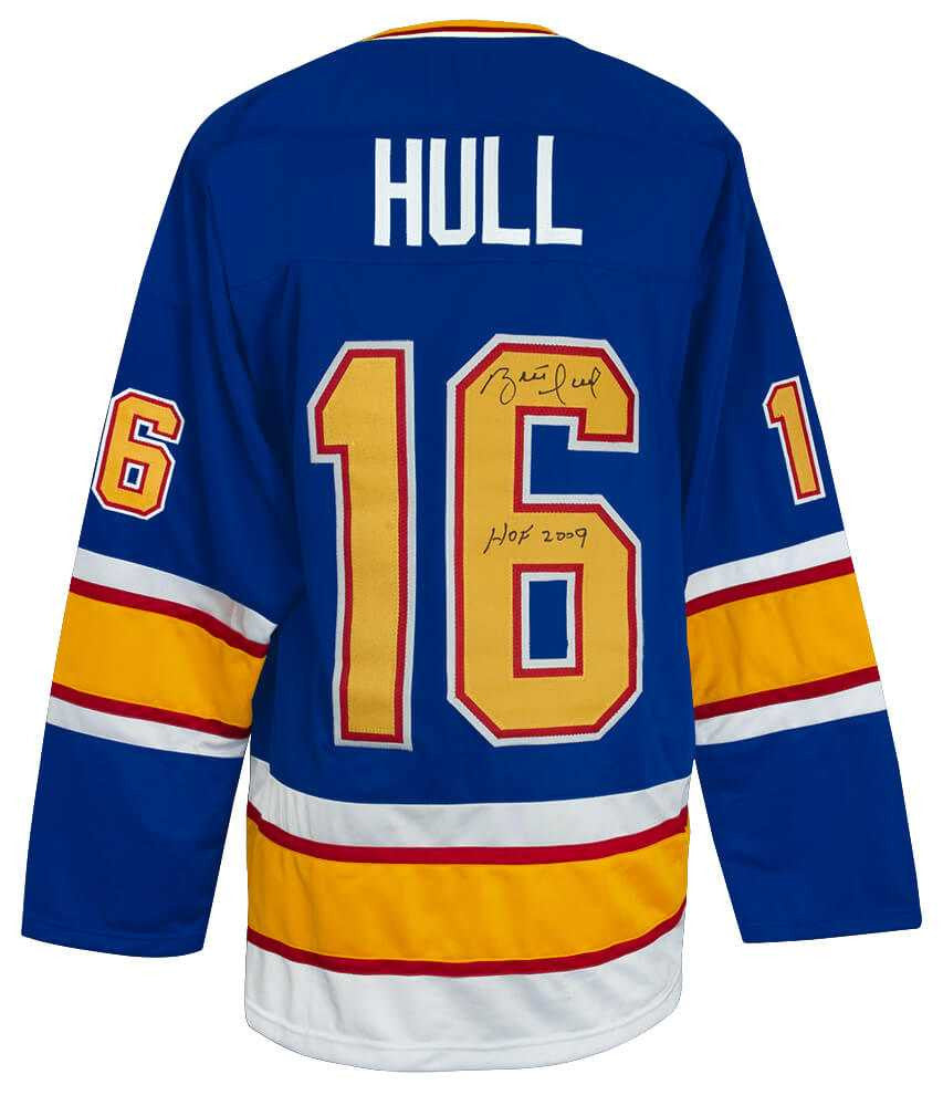 Brett Hull Signed St. Louis Blues Jersey - Schwartz Sports Memorabilia