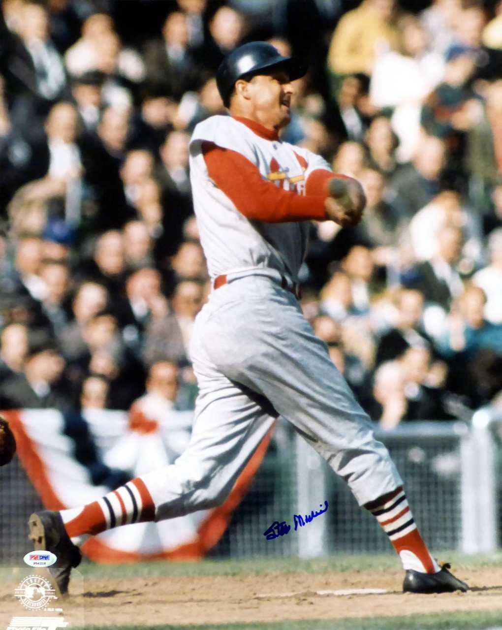 Stan Musial Autographed 16x20 Photo St. Louis Cardinals PSA/DNA Stock #18608
