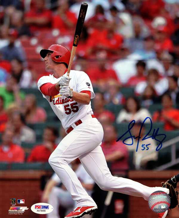 Stephen Piscotty Autographed 8x10 Photo St. Louis Cardinals PSA/DNA Stock #101383
