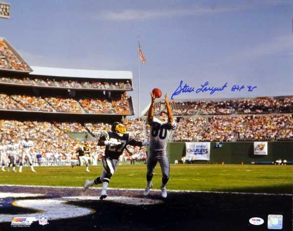 Steve Largent Autographed 16x20 Photo Seattle Seahawks “HOF ’95” – PSA/DNA ITP Certified