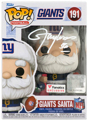 Lawrence Taylor Signed New York Giants 'SANTA' Funko Pop Doll #191