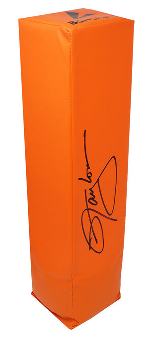 Lawrence Taylor Signed Orange Endzone Football Pylon