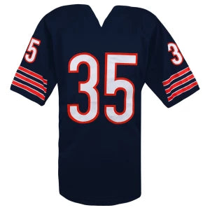 Anthony Thomas Signed Chicago Bears Style Custom Navy Football Jersey w/ "ROY '01" Inscription - Schwartz Sports Authenticated