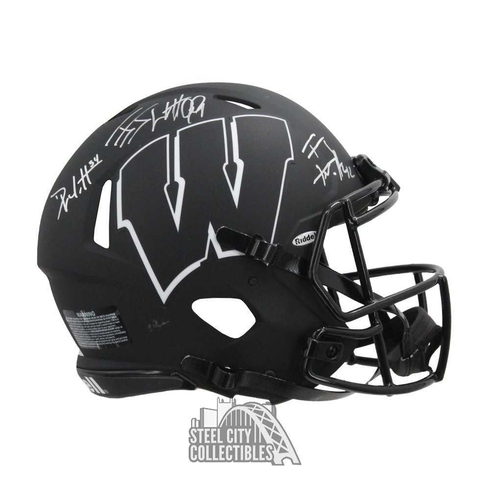 The Watt Brothers Autographed Wisconsin Eclipse Authentic Full Size Football Helmet - JSA