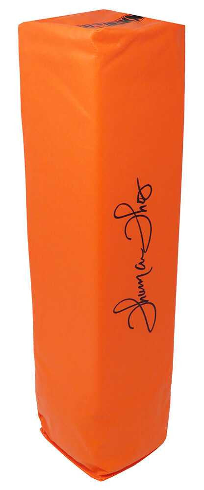 Thurman Thomas Signed Orange Endzone Football Pylon - Schwartz Authenticated