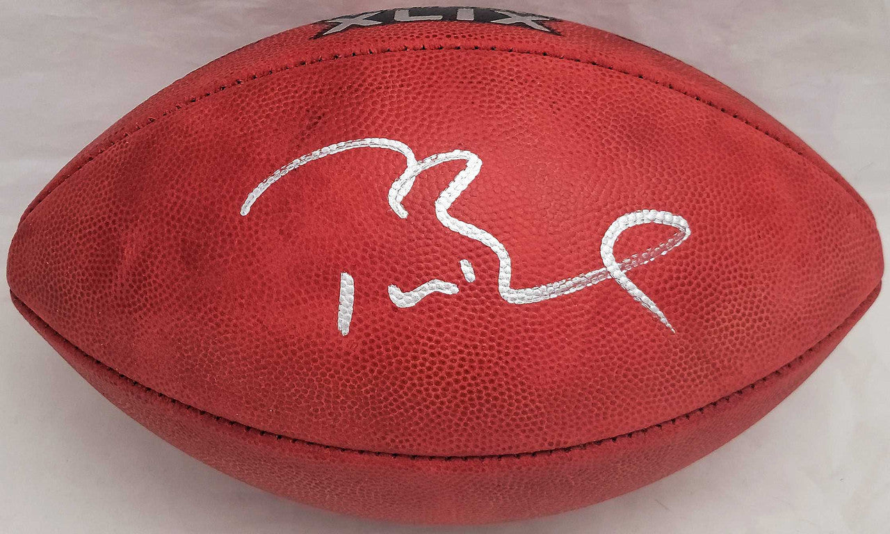 Tom Brady Autographed New England Patriots Official NFL Leather Super Bowl XLIX Logo Football – Fanatics Hologram Certified