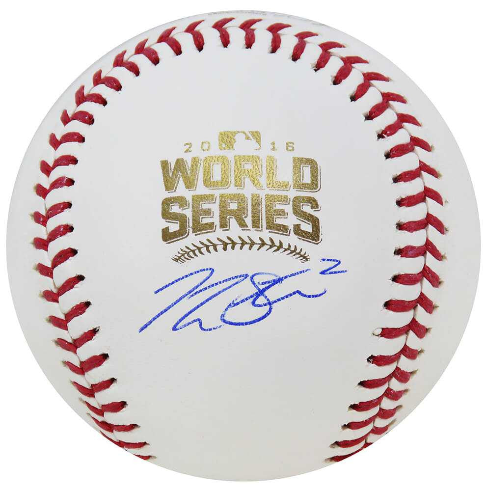 Tommy La Stella Signed Rawlings Official 2016 World Series MLB Baseball - Schwartz Authenticated