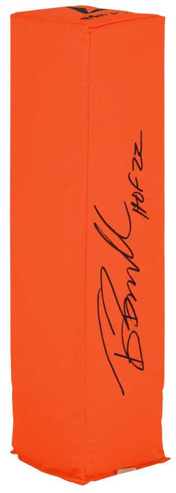 Tony Boselli Signed BSN Orange Endzone Football Pylon w/HOF'22 - Schwartz Authenticated