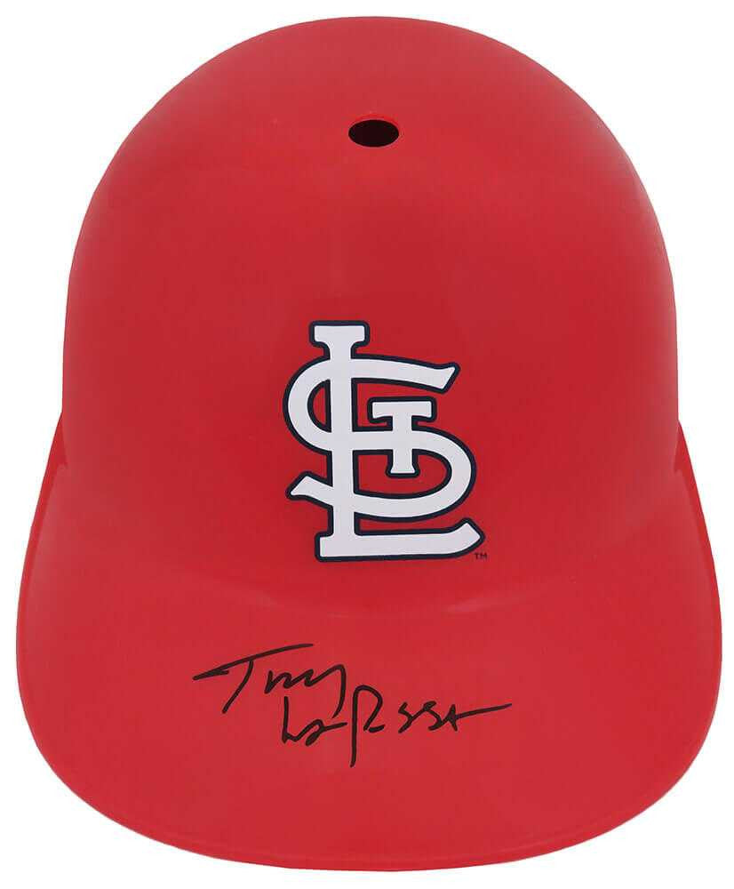 Tony LaRussa Signed St. Louis Cardinals Replica Souvenir Batting Helmet - Schwartz Authenticated