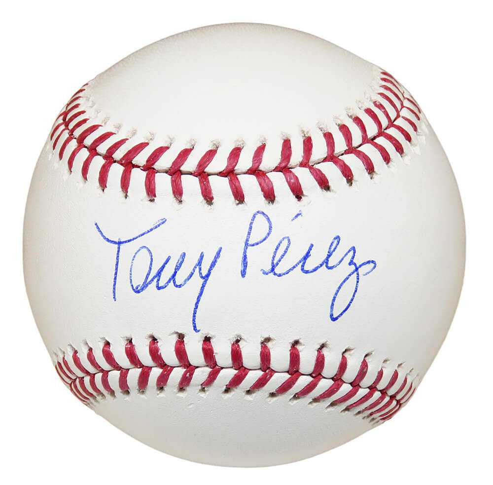 Tony Perez Signed Rawlings Official MLB Baseball - Schwartz Authenticated