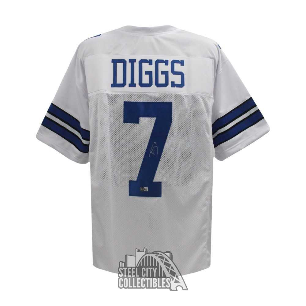 Trevon Diggs Autographed Dallas Custom Football Jersey - BAS