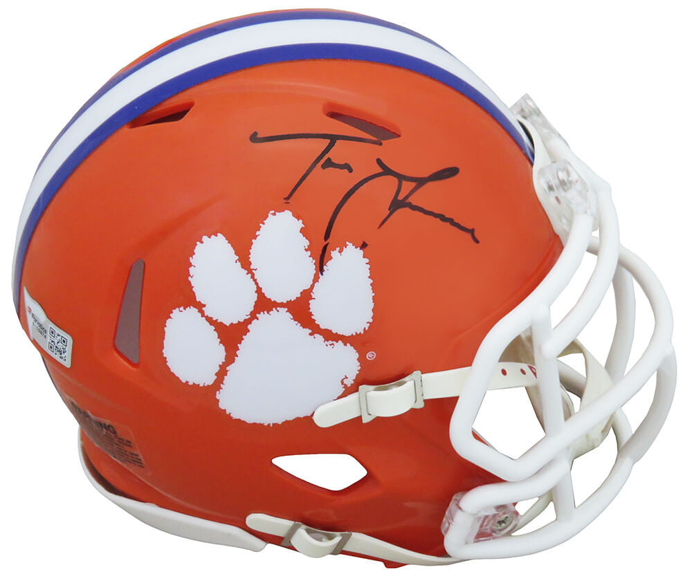 Trevor Lawrence Autographed Clemson Tigers Riddell Speed Mini Helmet – Fanatics