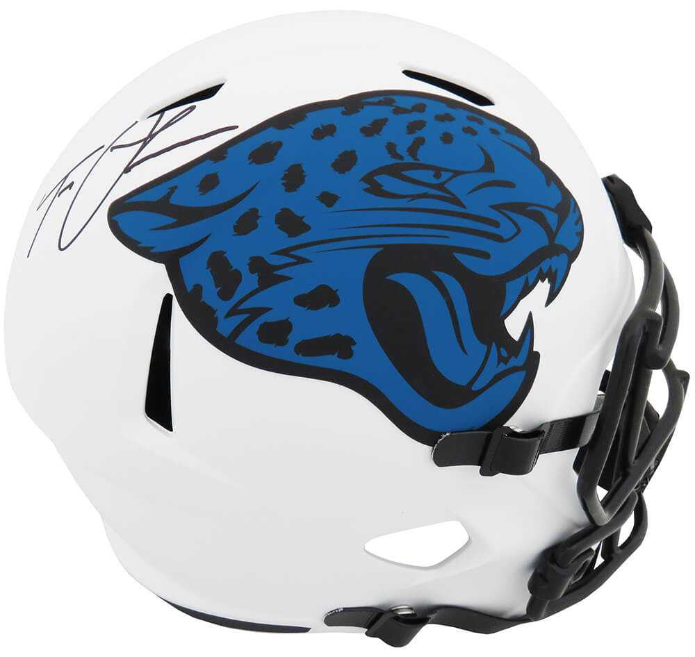 Trevor Lawrence Signed Jacksonville Jaguars Lunar Eclipse Riddell Full Size Speed Helmet - Fanatics