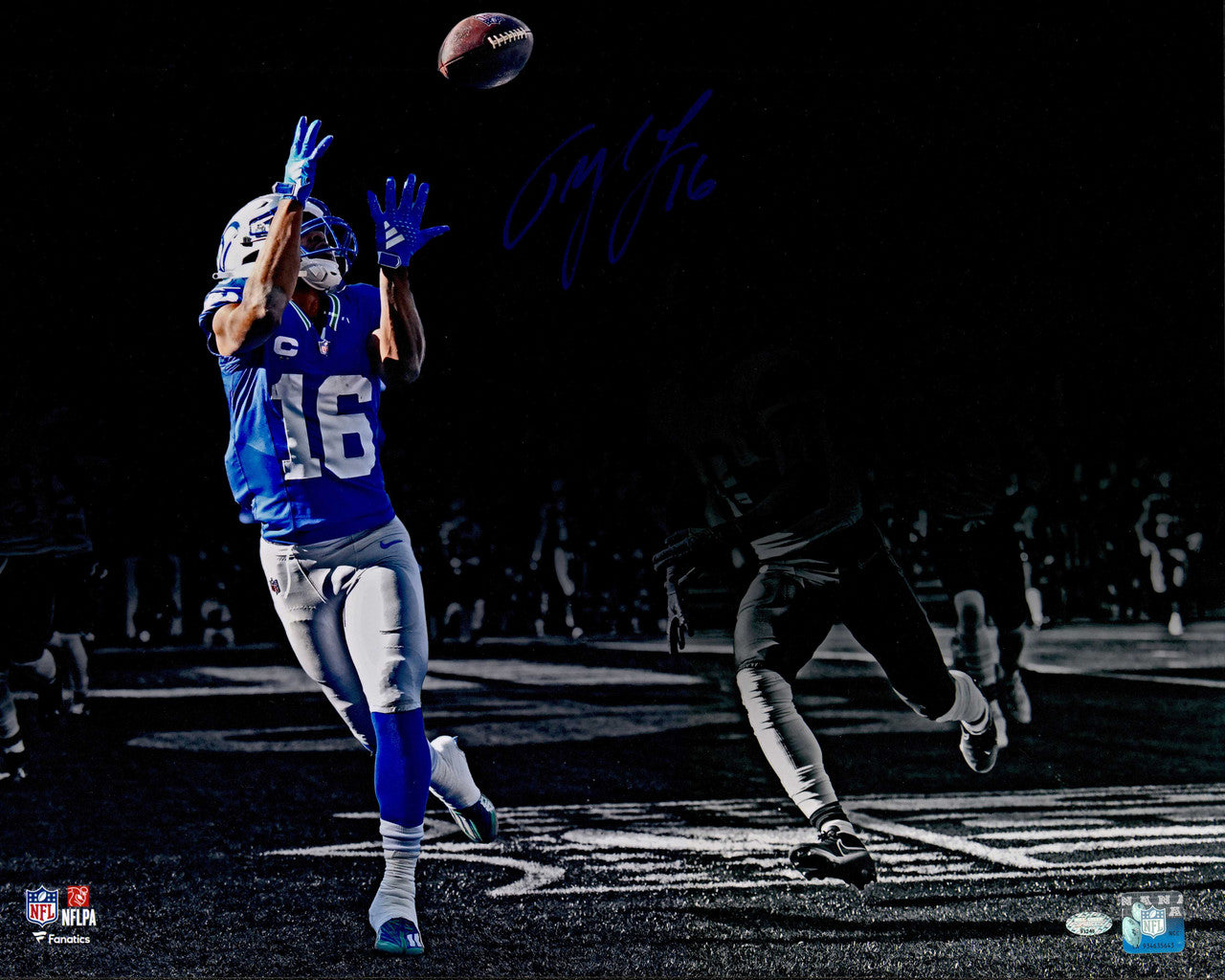 Tyler Lockett Autographed 16x20 Photo Seattle Seahawks MCS Holo #91243