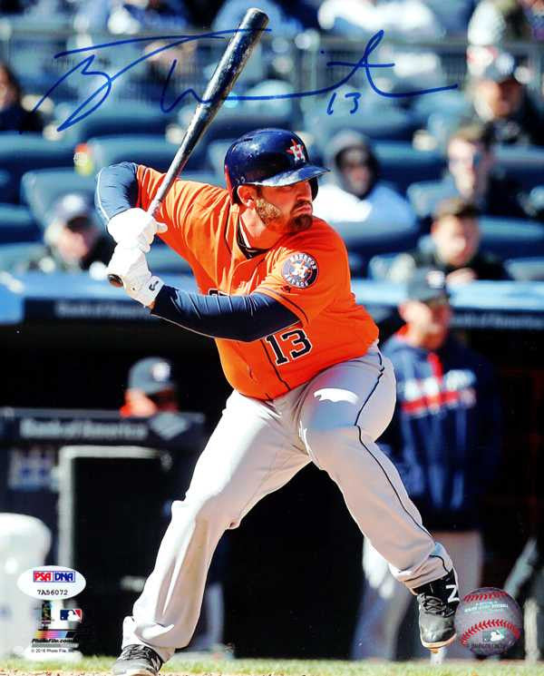 Tyler White Autographed 8x10 Photo Houston Astros PSA/DNA ITP Stock #104785