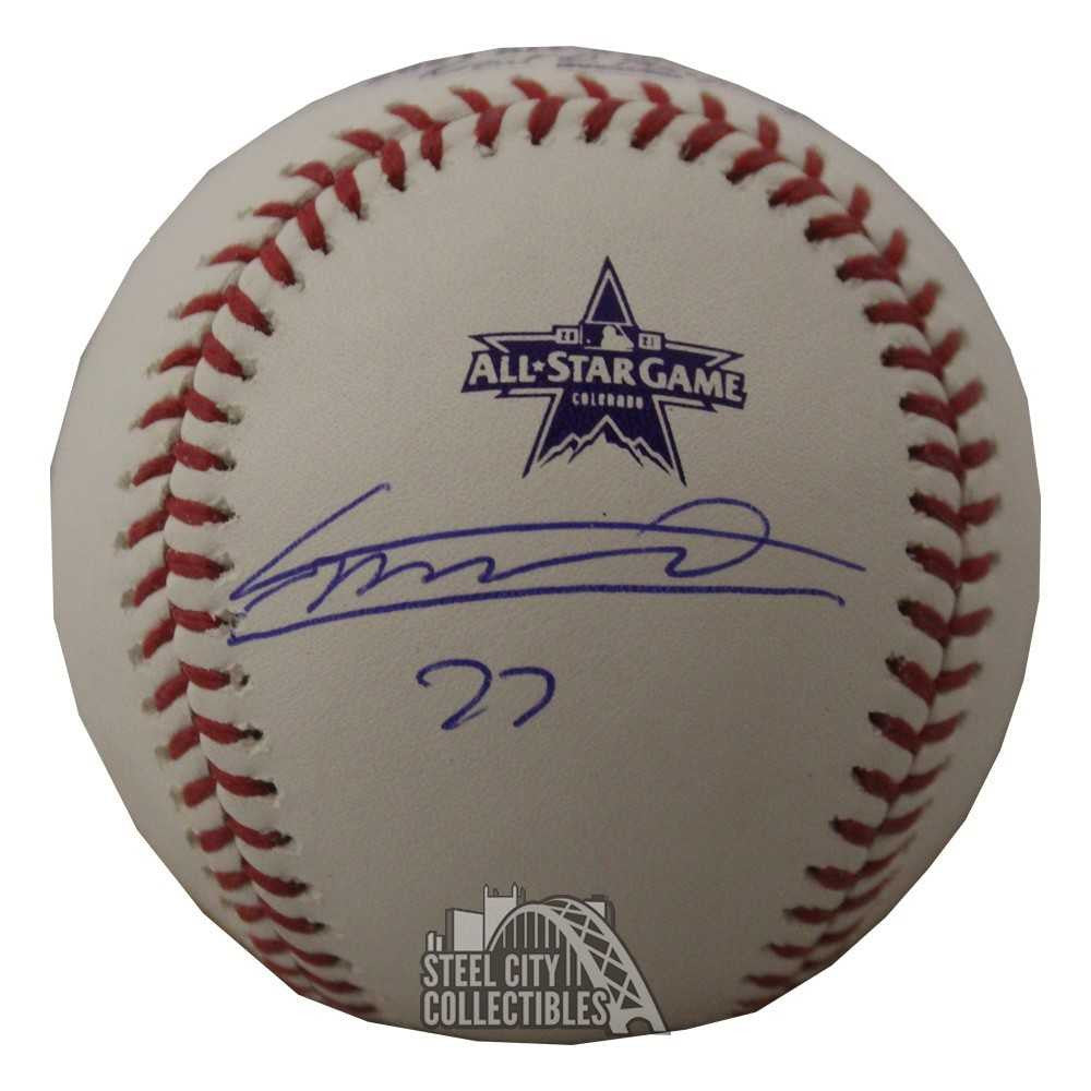Vladimir Guerrero Jr Autographed Official 2021 All Star Game Baseball - JSA COA