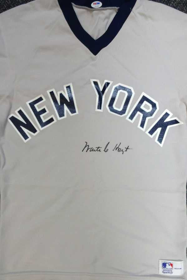 Waite Hoyt Autographed New York Yankees Jersey PSA/DNA #V11321