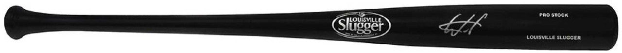 Wander Franco Signed Louisville Slugger Pro Stock Black Baseball Bat - Schwartz Authenticated