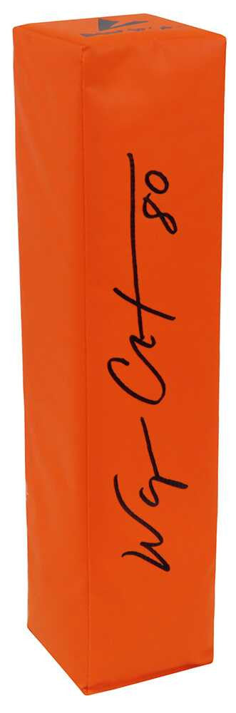Wayne Chrebet Signed BSN Orange Football Endzone Pylon - Schwartz Authenticated