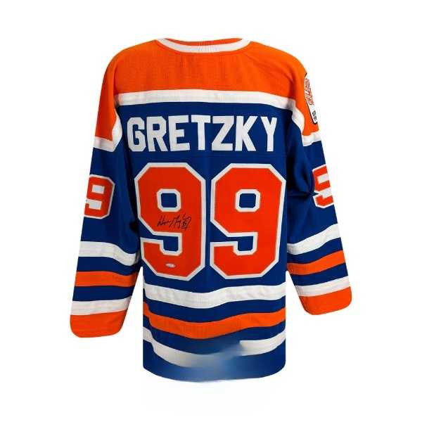 Wayne Gretzky Autographed Edmonton Oilers 1979–80 Mitchell & Ness Blue Hockey Jersey – Upper Deck Authenticated (UDA)