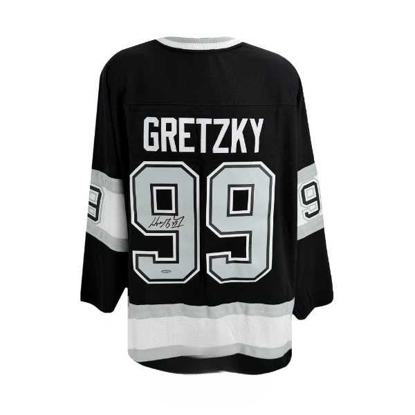 Wayne Gretzky Autographed Los Angeles Kings 1992–93 Mitchell & Ness Black Hockey Jersey – Upper Deck Authenticated (UDA)