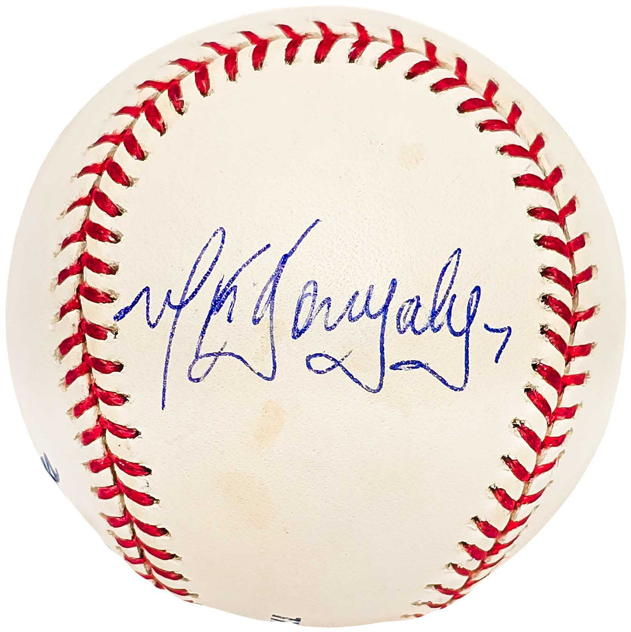 Wiki Gonzalez Autographed Official MLB Baseball San Diego Padres, Seattle Mariners Beckett BAS #BJ009135