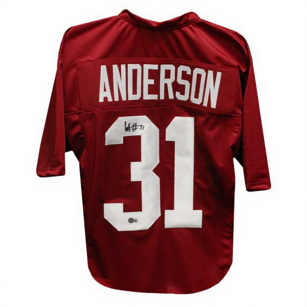 Will Anderson Jr Autographed Alabama Crimson Tide Maroon Custom Football Jersey – Beckett BAS