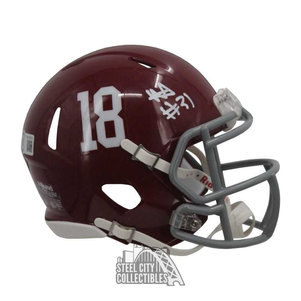 Will Anderson Jr Autographed Alabama Speed Mini Football Helmet - BAS