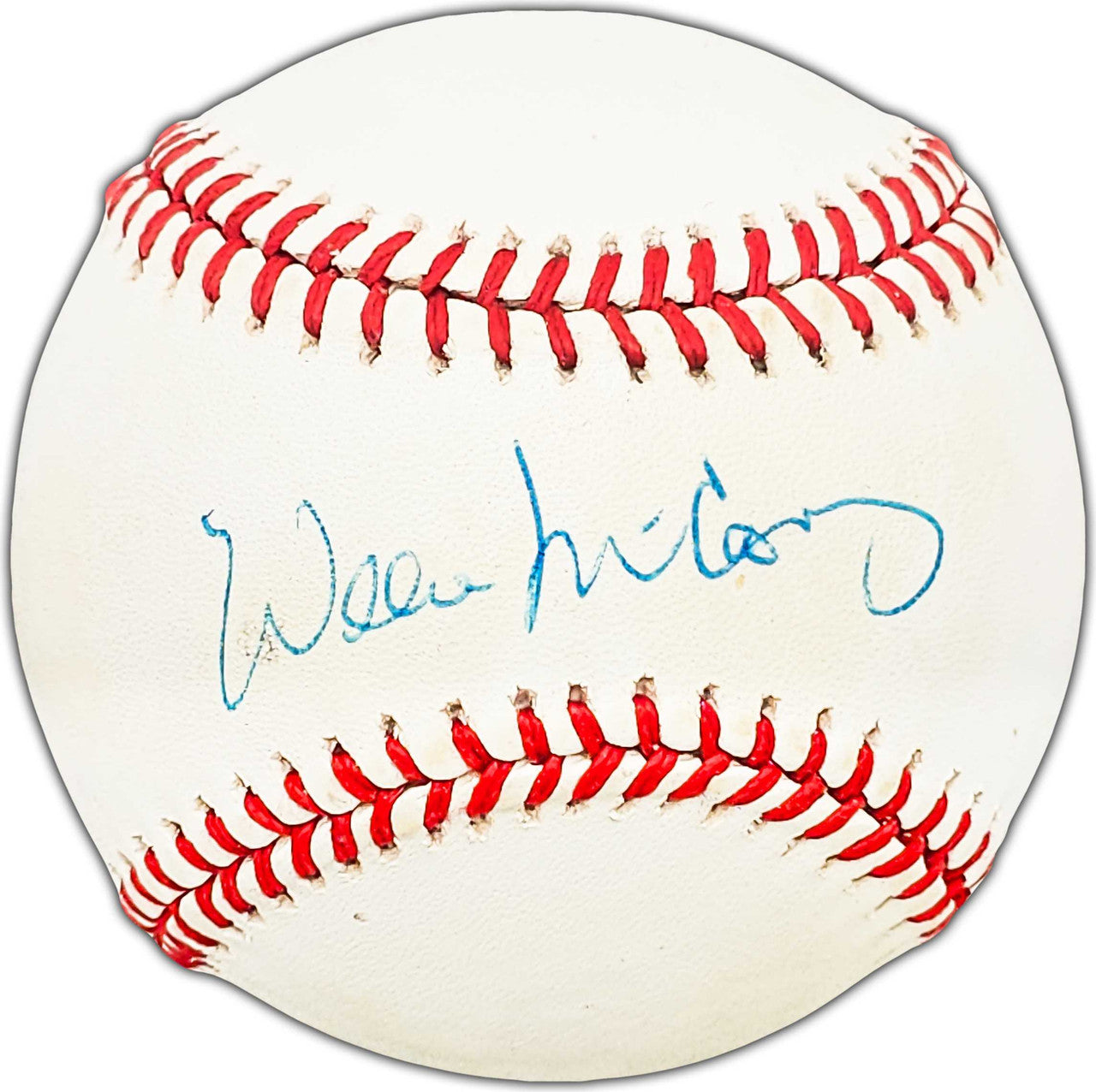 Willie McCovey Autographed Official NL Baseball San Francisco Giants Beckett BAS #BK44450