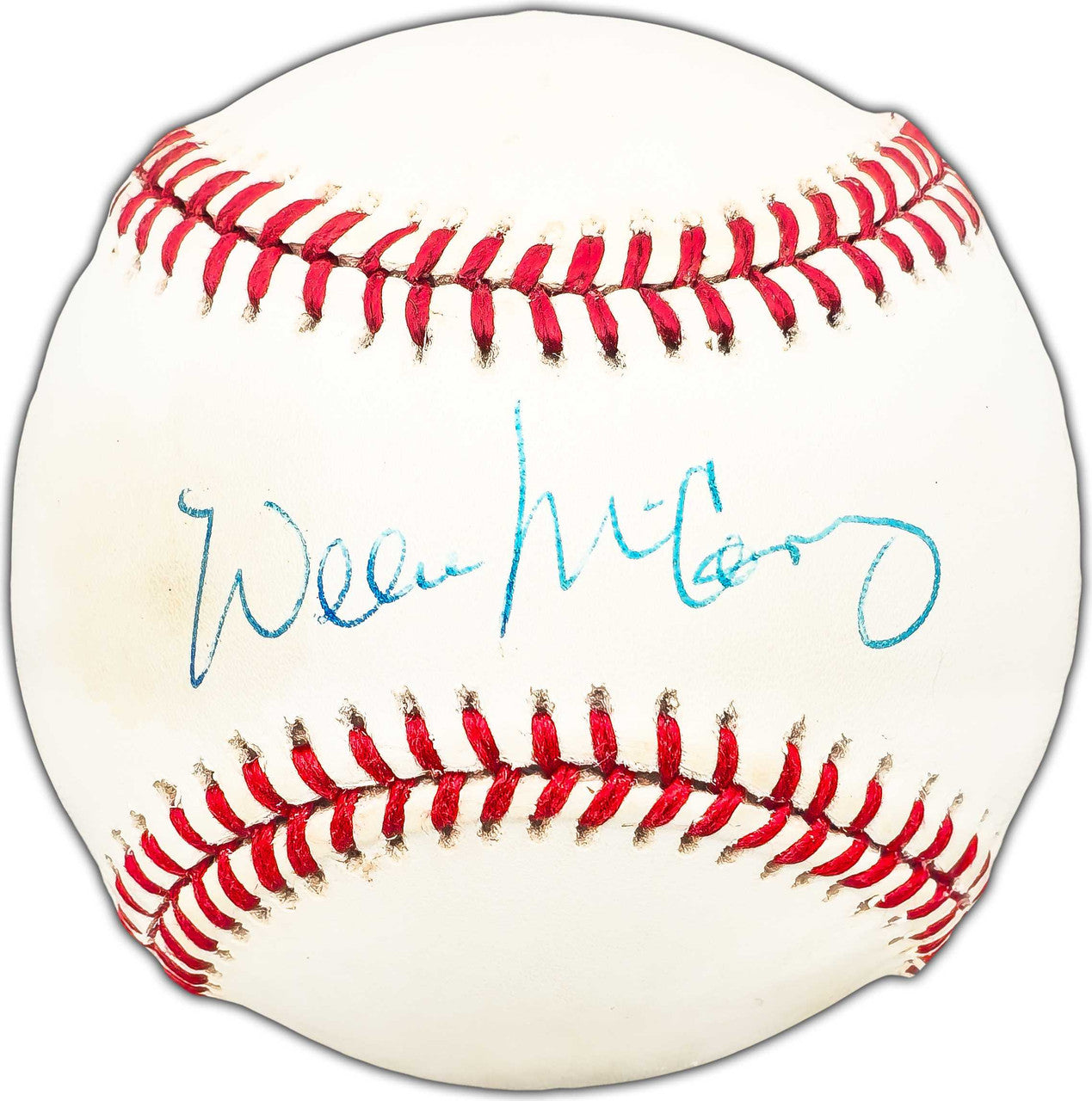 Willie McCovey Autographed Official NL Baseball San Francisco Giants Beckett BAS #BK44456