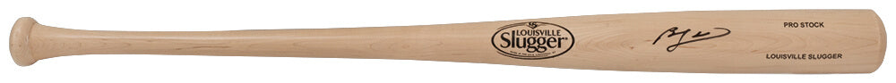 Ben Zobrist Signed Louisville Slugger Blonde Baseball Bat - Schwartz Authenticated