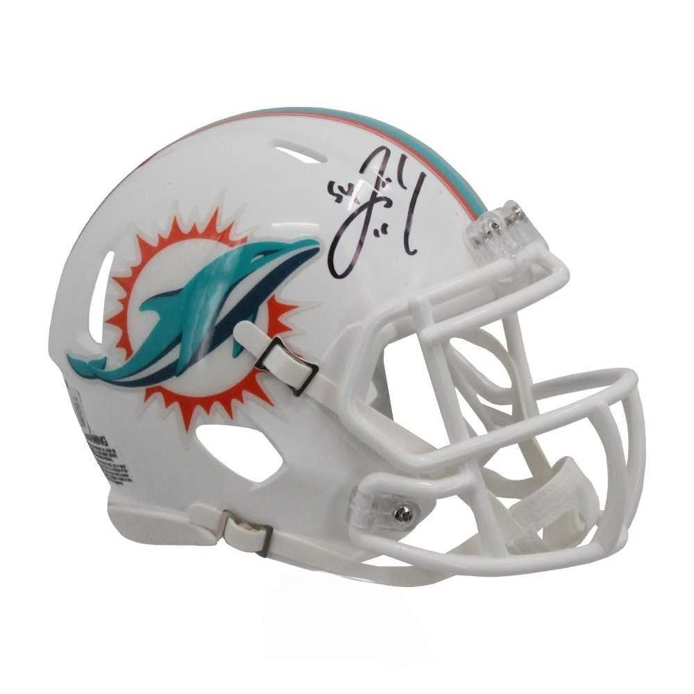 Zach Thomas Autographed Miami Dolphins Mini Helmet – BAS