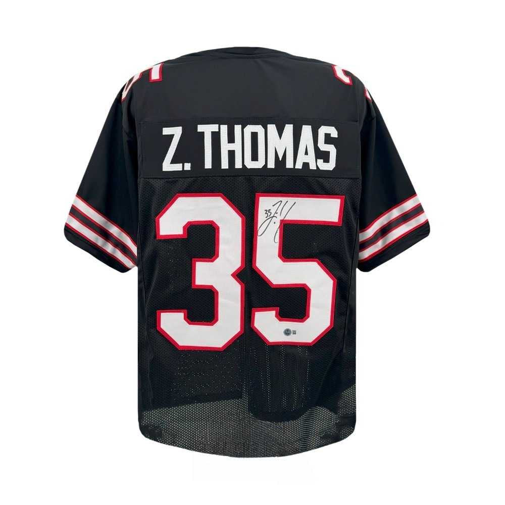 Zach Thomas Autographed Texas Tech Black Jersey – BAS