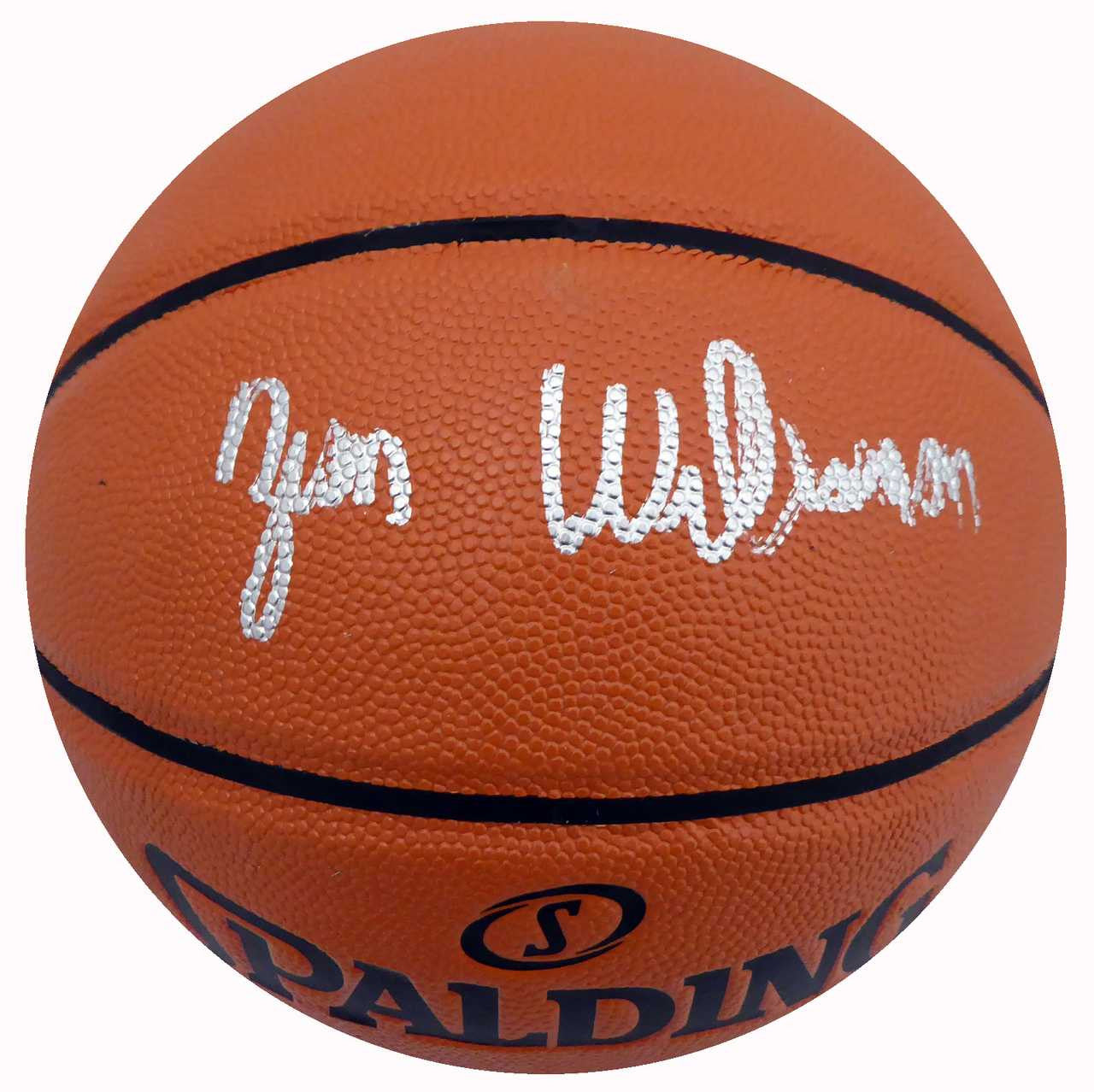 Zion Williamson Autographed Official Spalding I/O Basketball New Orleans Pelicans Fanatics Holo