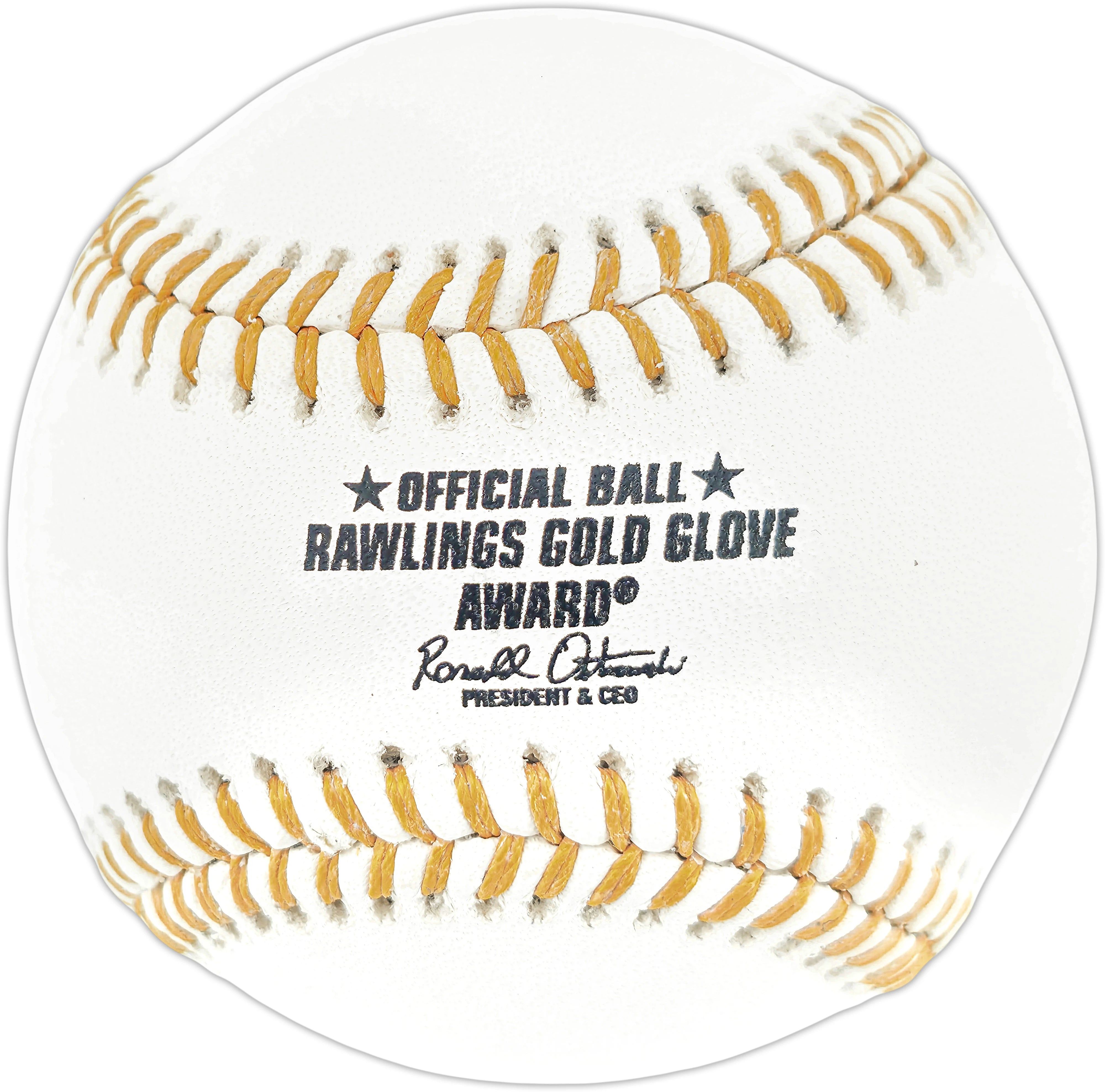 Andruw Jones Autographed Atlanta Braves Official Gold Glove Logo Baseball | BAS Witness