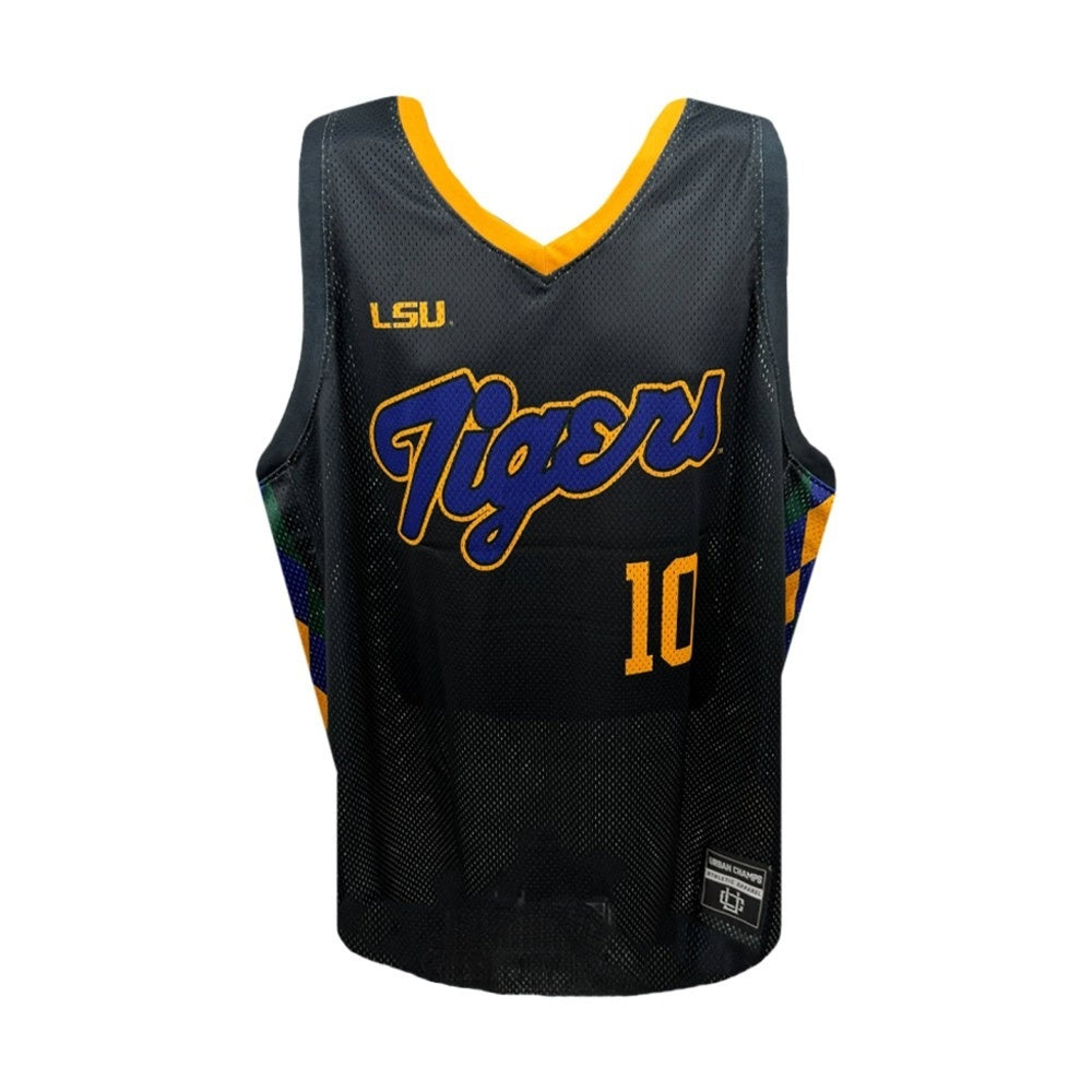 Angel Reese Autographed LSU Tigers Black Campus Ink Basketball Jersey | Panini