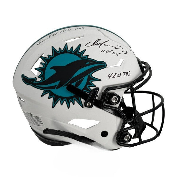 Dan Marino 3-Inscriptions Dolphins Lunar Eclipse Flex Helmet – BAS