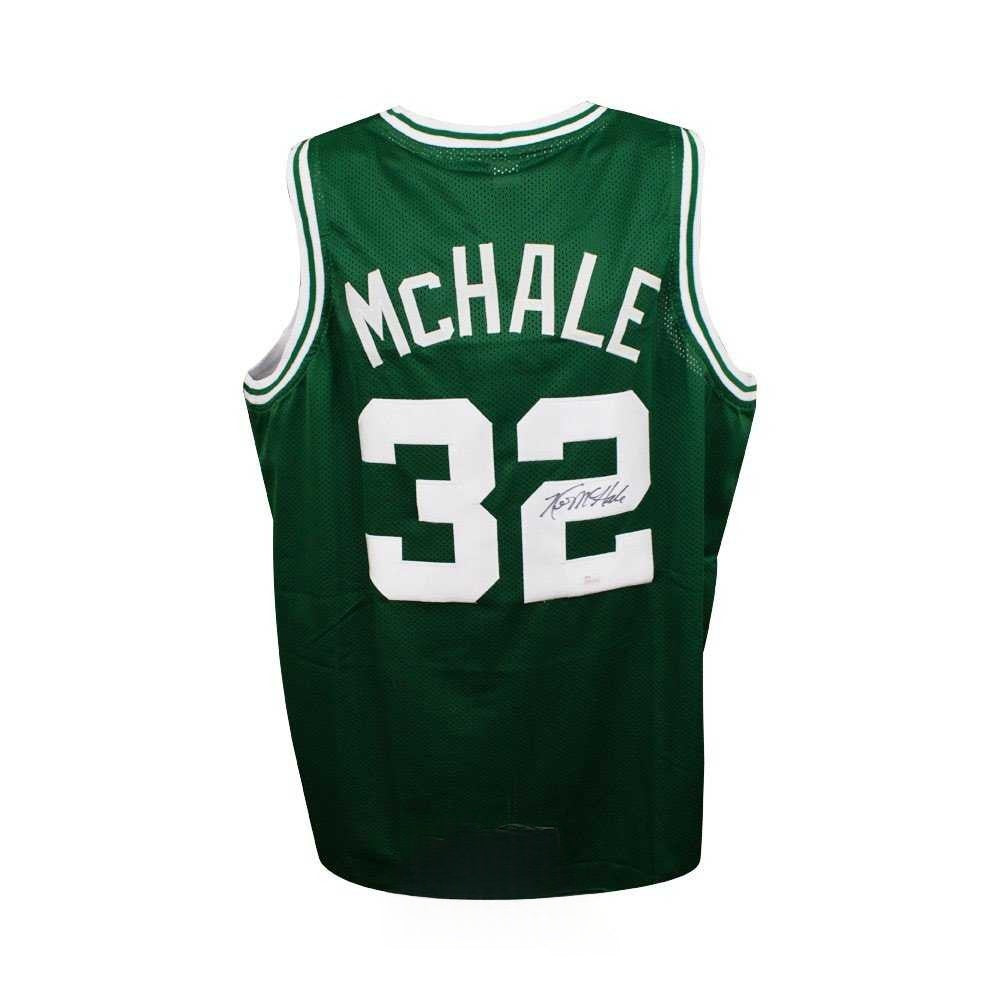 Kevin McHale Autographed Boston Custom Green Basketball Jersey - JSA COA