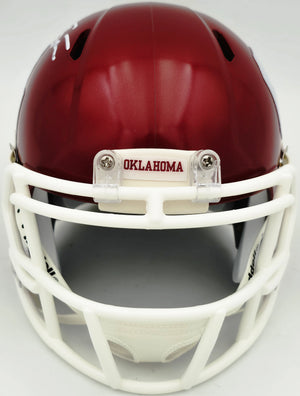 Brian Bosworth Autographed Oklahoma Sooners Crimson Speed Mini Helmet | Beckett BAS