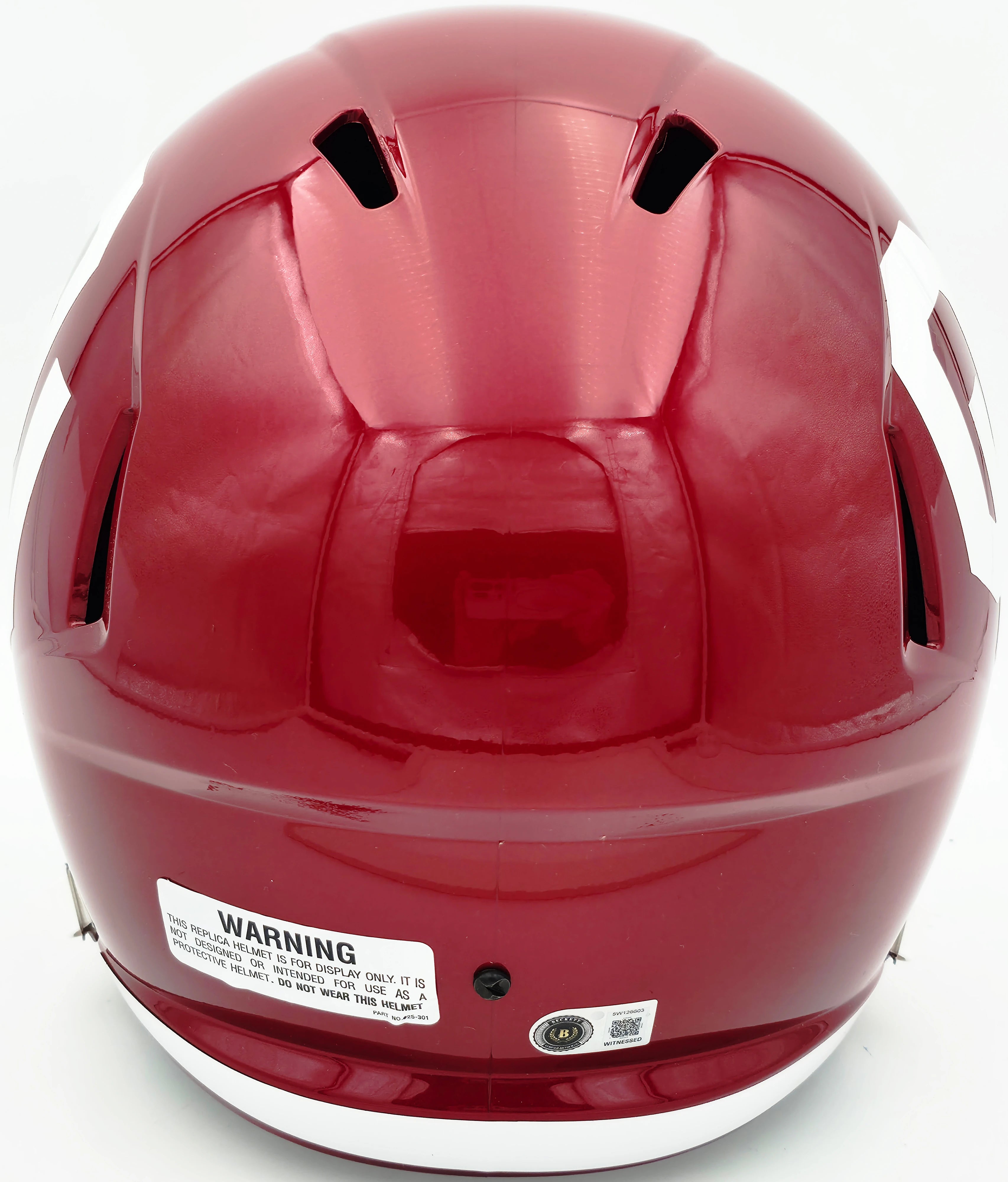 Brian Bosworth Autographed Oklahoma Crimson Full Size Helmet "85 National Champs!" | BAS Witness