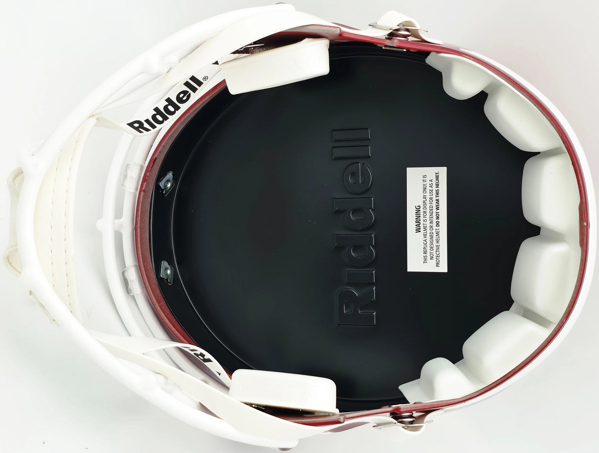 Brian Bosworth Autographed Oklahoma Crimson Full Size Helmet "85 National Champs!" | BAS Witness
