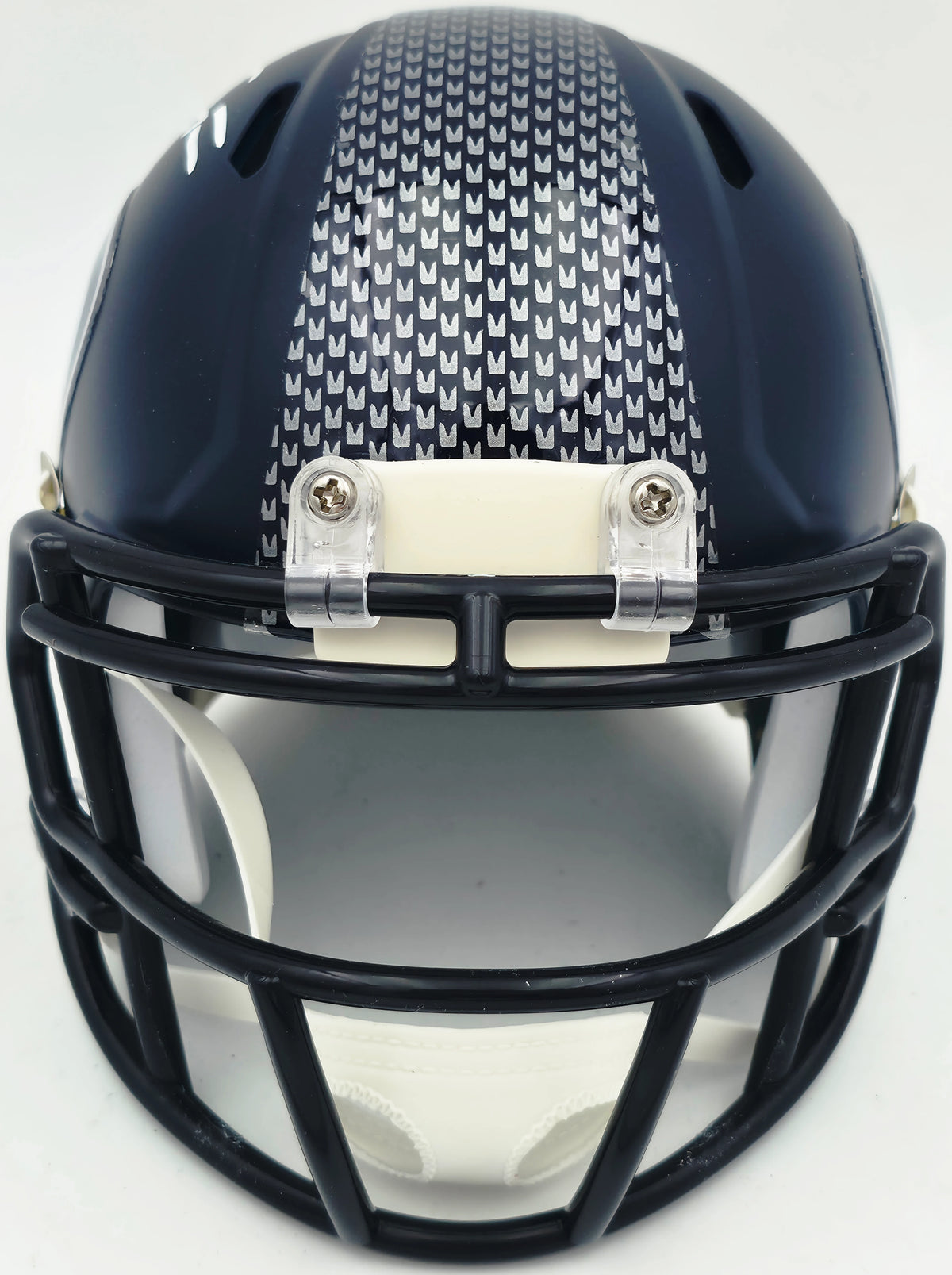Brian Bosworth Autographed Seattle Seahawks Blue Speed Mini Helmet | Beckett BAS Witness