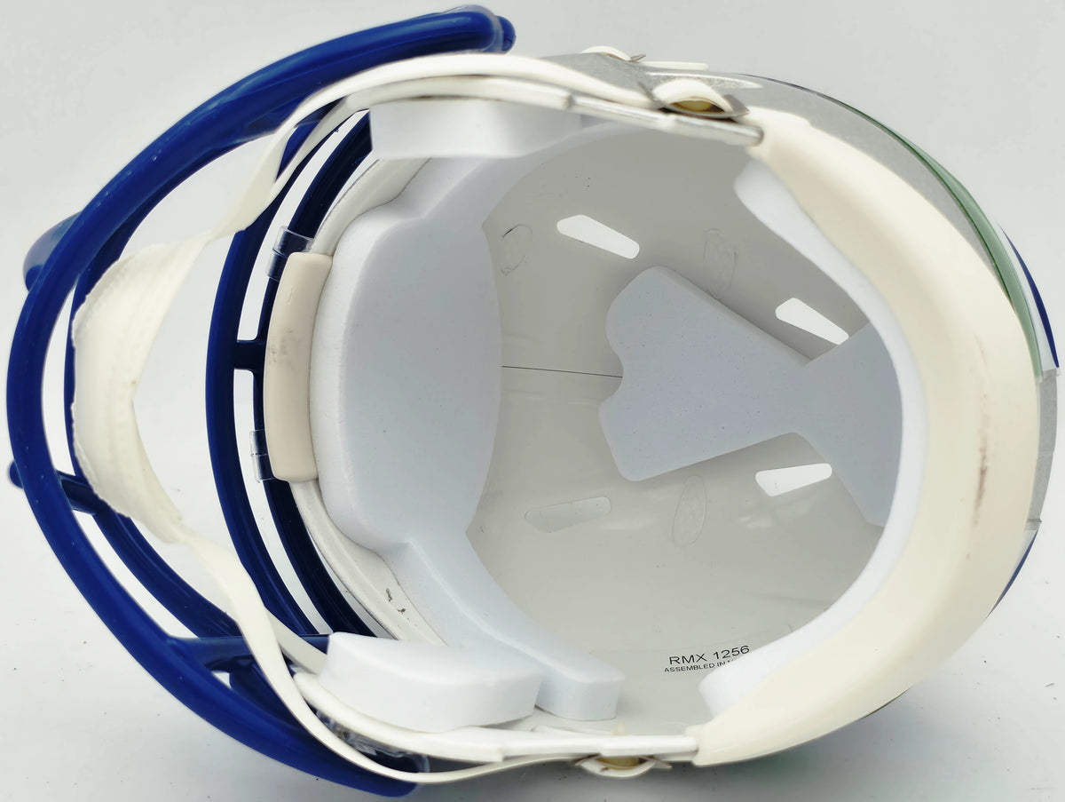Brian Bosworth Autographed Seahawks Silver 1983-2001 Throwback Mini Helmet | BAS Witness