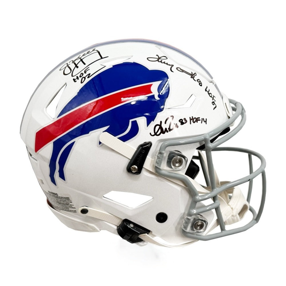 Jim Kelly, Andre Reed & Thurman Thomas Autographed Bills SpeedFlex Authentic Helmet | JSA
